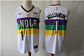 Pelicans 1 Zion Williamson White City Edition Nike Swingman Jersey,baseball caps,new era cap wholesale,wholesale hats